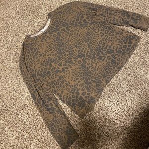 Light leopard sweater